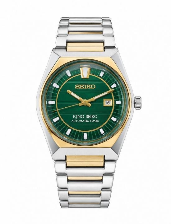 Seiko King Silver Twotone Green