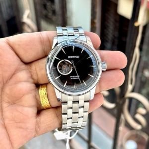 Seiko Automatic Silver Black