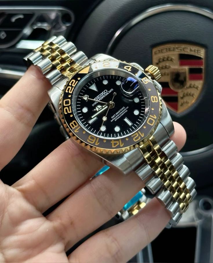Seiko GMT-Master Silver Gold